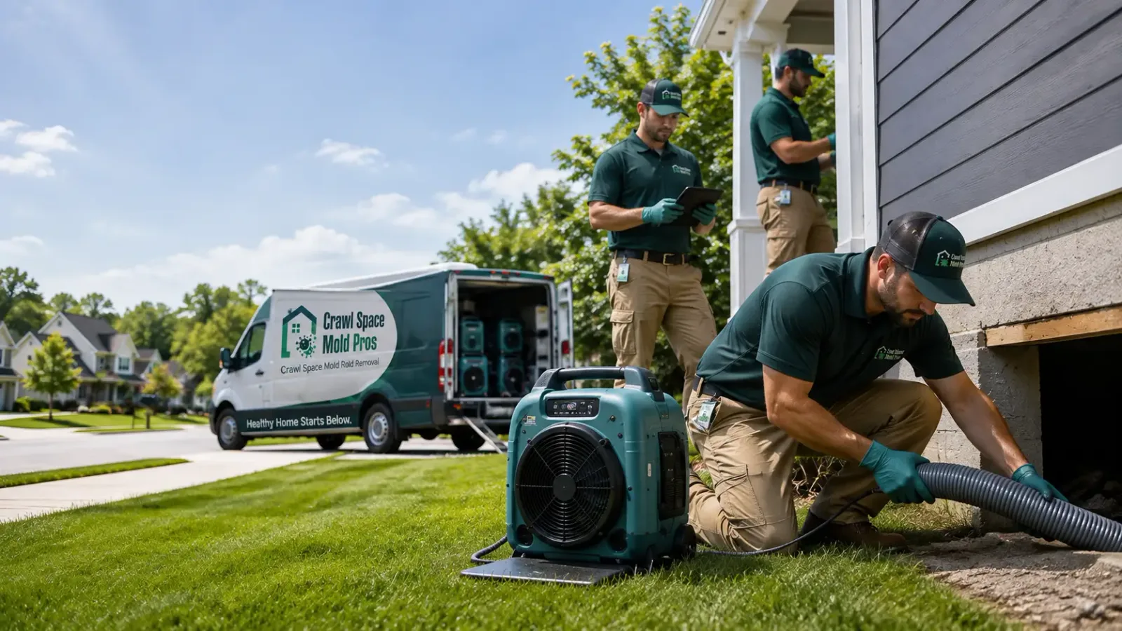 Crawl Space Mold Removal in Melvin, IL